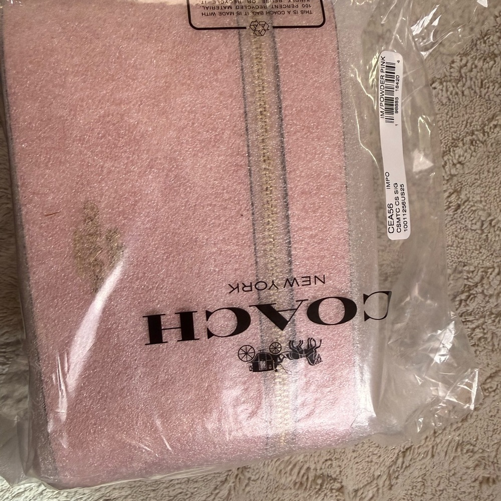 Coach Blush Pink Clutch